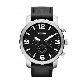 RELOJ FOSSIL NATE CHRONOGRAPH BLACK LEATHER PARA CABALLERO JR1436