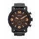 RELOJ FOSSIL NATE CHRONOGRAPH BLACK STAINLESS STEEL PARA CABALLERO JR1356 - Envío Gratuito