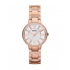 RELOJ FOSSIL VIRGINIA ROSE-TONE STAINLESS PARA DAMA ES3284 - Envío Gratuito