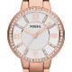 RELOJ FOSSIL VIRGINIA ROSE-TONE STAINLESS PARA DAMA ES3284 - Envío Gratuito