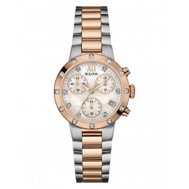 RELOJ BULOVA DIAMANTES PARA DAMA 98R210 - Envío Gratuito