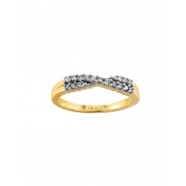 ANILLO DE ORO AMARILLO CON BRILLANTES RG01456Y - Envío Gratuito