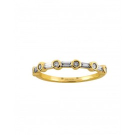 ANILLO DE ORO AMARILLO CON BRILLANTES RG03473Y - Envío Gratuito