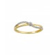 ANILLO DE ORO AMARILLO CON DIAMANTES 13244Q-WD4YV - Envío Gratuito