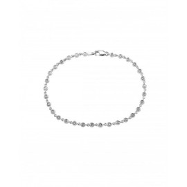 PULSERA DE ORO BLANCO CON BRILLANTES B569-P