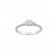 ANILLO DE ORO BLANCO CON DIAMANTES 40127R-WD4WP - Envío Gratuito