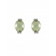 ARETES DE ORO BLANCO CON DIAMANTES Y TOPACIO LIMÓN SP054L-E - Envío Gratuito