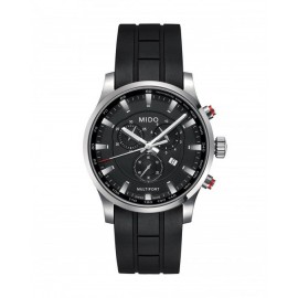 RELOJ MIDO MULTIFORT CHRONOGRAPH BLACK DIAL BLACK RUBBER PARA CABALLERO M0054171705120