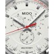 RELOJ MIDO MULTIFORT CHRONOGRAPH SILVER DIAL STAINLESS STEEL PARA CABALLERO M0054171103100 - Envío Gratuito