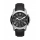 RELOJ FOSSIL GRANT CHRONOGRAPH BLACK LEATHER PARA CABALLERO FS4812 - Envío Gratuito