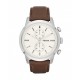 RELOJ FOSSIL TOWNSMAN CHRONOGRAPH BROWN LEATHER PARA CABALLERO FS4865 - Envío Gratuito