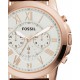 RELOJ FOSSIL GRANT CHRONOGRAPH BROWN LEATHER PARA CABALLERO FS4991 - Envío Gratuito