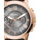 RELOJ FOSSIL GRANT CHRONOGRAPH BLACK LEATHER PARA CABALLERO FS5085 - Envío Gratuito