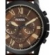 RELOJ FOSSIL GRANT CHRONOGRAPH BROWN LEATHER PARA CABALLERO FS5088 - Envío Gratuito