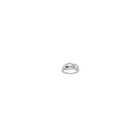 ANILLO DE ORO BLANCO CON DIAMANTES 12268QWD4WV - Envío Gratuito