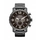 RELOJ FOSSIL NATE CHRONOGRAPH BLACK LEATHER PARA CABALLERO JR1437 - Envío Gratuito