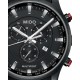 RELOJ MIDO MULTIFORT CHRONOGRAPH BLACK DIAL BLACK RUBBER PARA CABALLERO M0054173705120 - Envío Gratuito