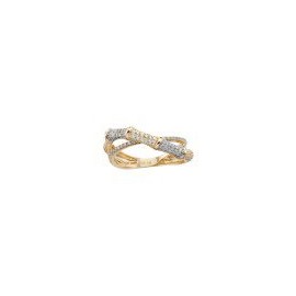 ANILLO DE ORO AMARILLO CON ZIRCONIAS M00036-Y - Envío Gratuito