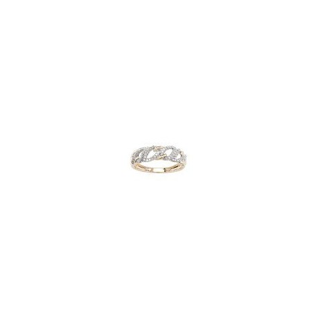 ANILLO DE ORO AMARILLO CON DIAMANTES RF11911Y - Envío Gratuito