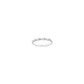 ANILLO DE ORO BLANCO CON DIAMANTES KC01852R-5W-D00 - Envío Gratuito