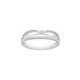 ANILLO DE ORO BLANCO CON DIAMANTES KV00138R-5W-D00 - Envío Gratuito