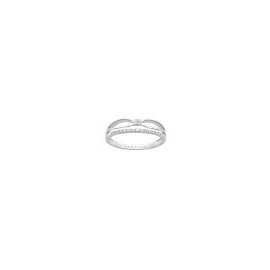 ANILLO DE ORO BLANCO CON DIAMANTES KV00138R-5W-D00 - Envío Gratuito