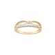 ANILLO DE ORO AMARILLO CON DIAMANTES KV00138R-5Y-D00 - Envío Gratuito