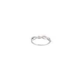 ANILLO DE ORO BLANCO CON DIAMANTES RG03613-W