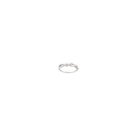 ANILLO DE ORO BLANCO CON DIAMANTES RG03613-W - Envío Gratuito