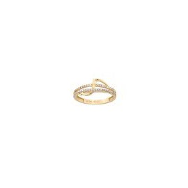 ANILLO DE ORO AMARILLO CON ZIRCONIAS HRY00185-Y