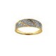 ANILLO DE ORO AMARILLO CON DIAMANTES RF8049 - Envío Gratuito