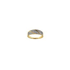 ANILLO DE ORO AMARILLO CON DIAMANTES RF8049