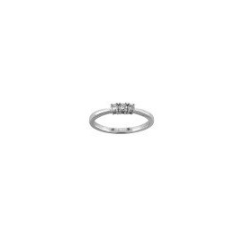 ANILLO DE ORO BLANCO CON BRILLANTES RG02713W - Envío Gratuito