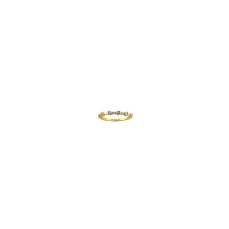 ANILLO DE ORO AMARILLO CON BRILLANTES RG03473Y - Envío Gratuito