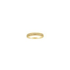 ANILLO DE ORO AMARILLO CON DIAMANTES 11047Q-WD4YT - Envío Gratuito