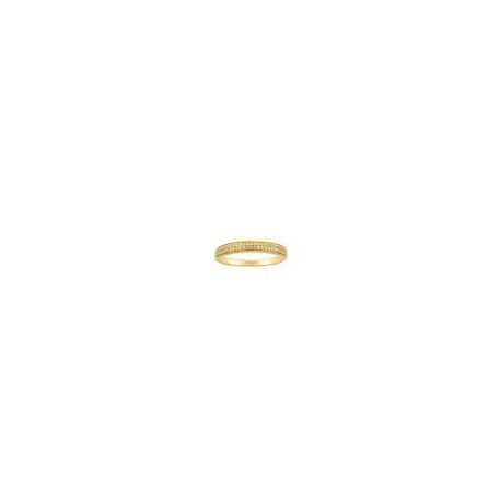 ANILLO DE ORO AMARILLO CON DIAMANTES 11047Q-WD4YT - Envío Gratuito