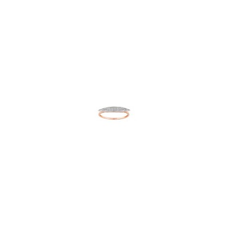 ANILLO DE ORO ROSA CON DIAMANTES 13420R-WD4RV - Envío Gratuito