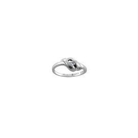 ANILLO SOLITARIO DE ORO BLANCO B005-B