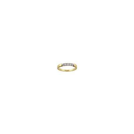 ANILLO DE ORO AMARILLO CON BRILLANTES RG01484Y - Envío Gratuito