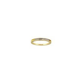 ANILLO DE ORO AMARILLO CON BRILLANTES WUFOQ6594Y - Envío Gratuito