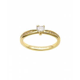 ANILLO SOLITARIO DE ORO AMARILLO B1820-25 - Envío Gratuito