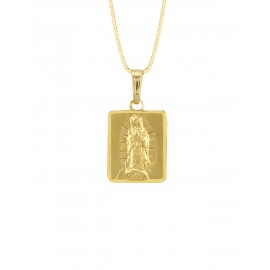 MEDALLA IMAGEN VIRGEN DE GUADALUPE EN ORO AMARILLO ME14-YCU2VG