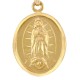 MEDALLA IMAGEN VIRGEN DE GUADALUPE EN ORO AMARILLO ME14-YOV2VG - Envío Gratuito