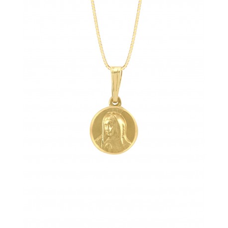 MEDALLA IMAGEN VIRGEN DE GUADALUPE BUSTO EN ORO  AMARILLO ME14-YRE0GB - Envío Gratuito