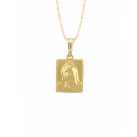 MEDALLA IMAGEN VIRGEN DE GUALUDAPE BUSTO EN ORO AMARILLO ME14-YCU1GB