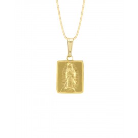 MEDALLA IMAGEN VIRGEN DE GUADALUPE EN ORO AMARILLO ME14-YCU1VG