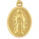 MEDALLA IMAGEN VIRGEN DE GUADALUPE EN ORO AMARILLO ME14-YOV1VG - Envío Gratuito