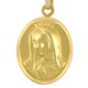 MEDALLA IMAGEN VIRGEN DE GUADALUPE BUSTO EN ORO AMARILLO ME14-YOV2GB - Envío Gratuito