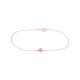 PULSERA DE CORAZÓN EN ORO ROSA CON DIAMANTES 12017L-WD4RT - Envío Gratuito