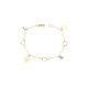 PULSERA DE ORO BICOLOR BR3341 - Envío Gratuito